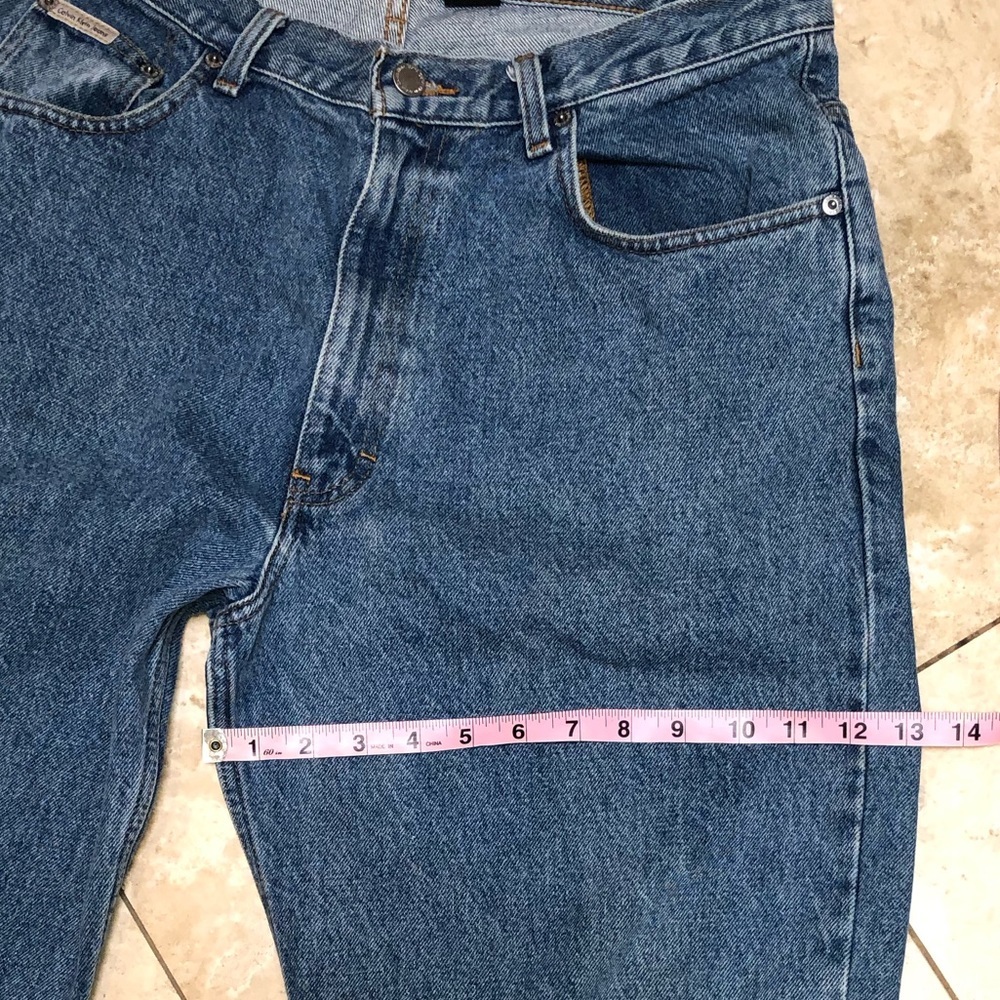 CALVIN KLEIN EASY FIT BLUE JEANS W34 - Picture 10 of 14
